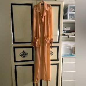 Carli bybel peach color duster